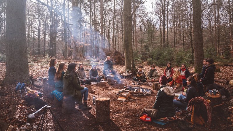 Weekendretraite in de bossen van de Veluwe, waarin de creatieve kracht van de lente je helpt een nieuwe richting te geven aan je leven en werk.